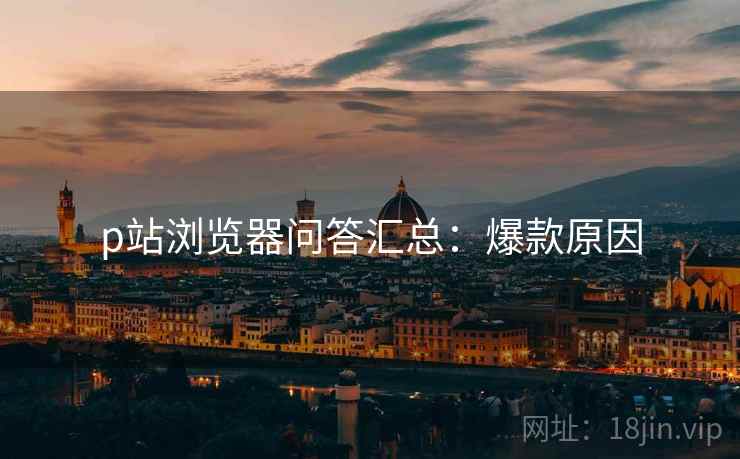 p站浏览器问答汇总：爆款原因