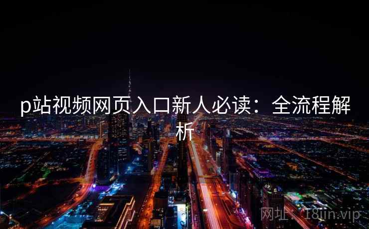 p站视频网页入口新人必读：全流程解析